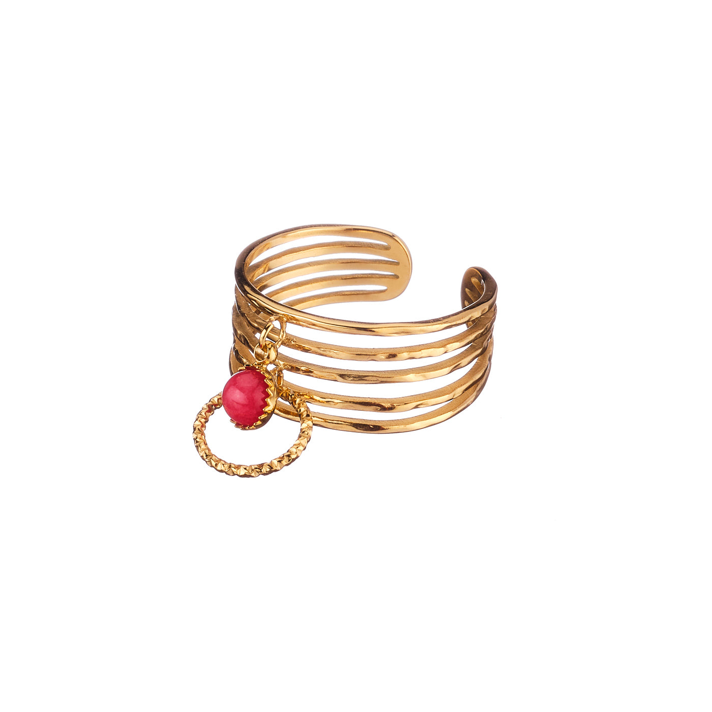 Bague Rosalia - Rouge