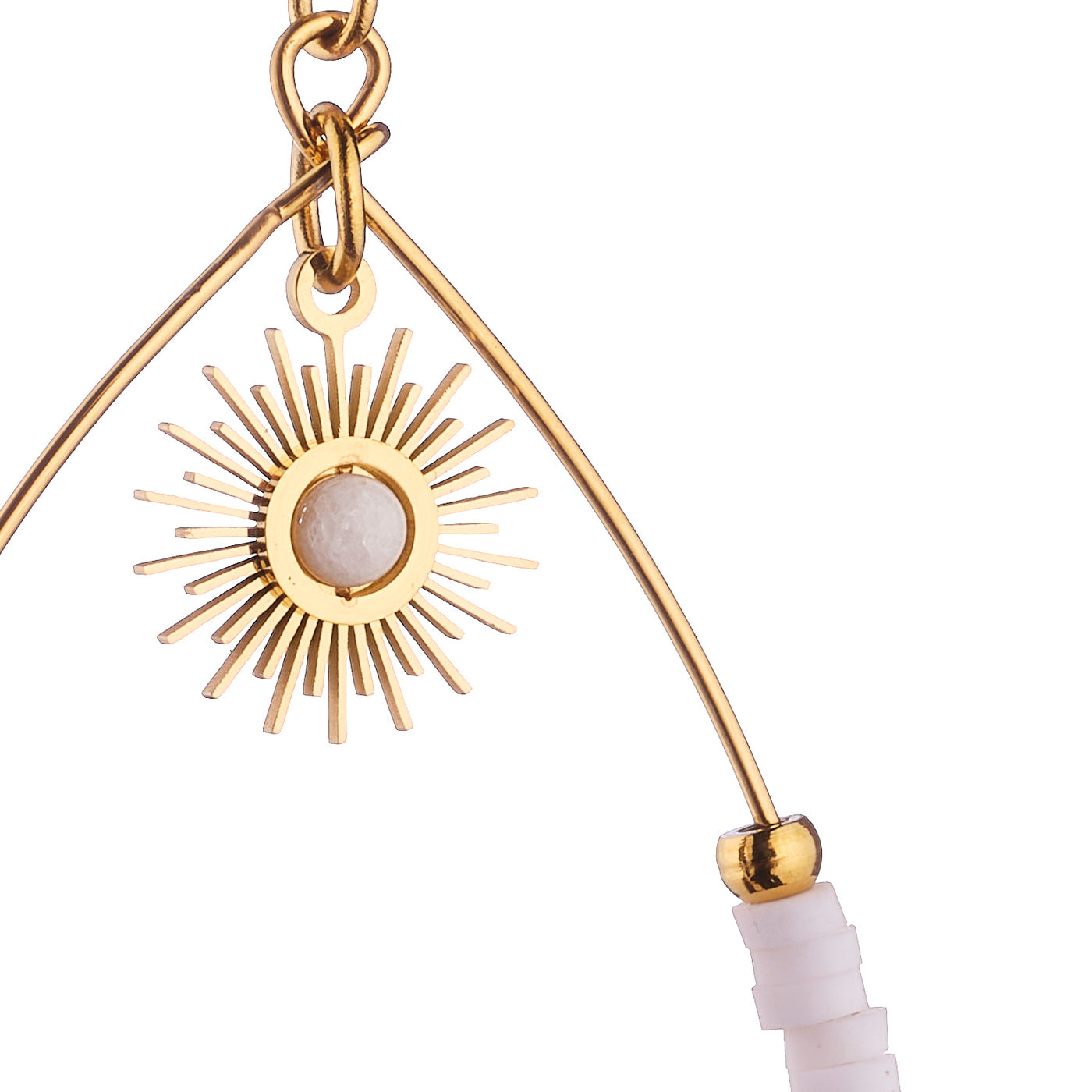 Boucles d'oreilles Tatiana - Blanc