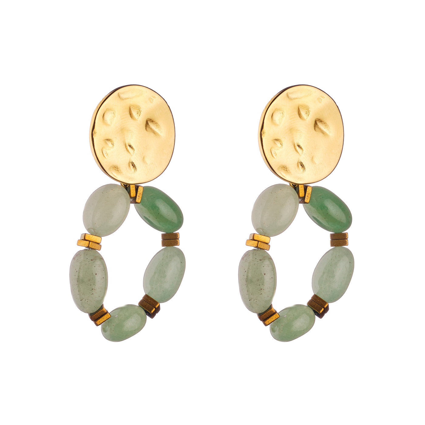 Boucles d'oreilles Elsa - Vert