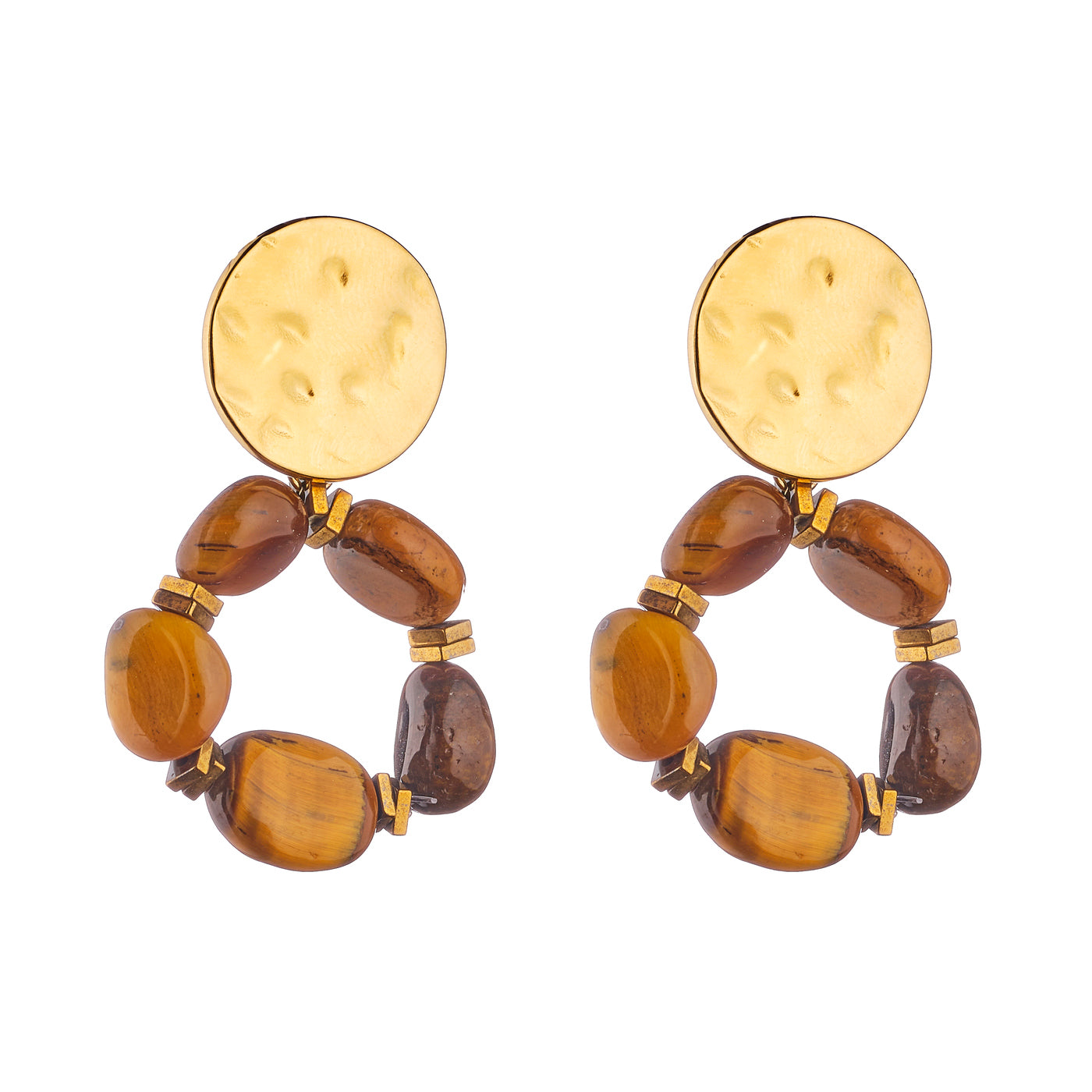 Boucles d'oreilles Elsa - Marron