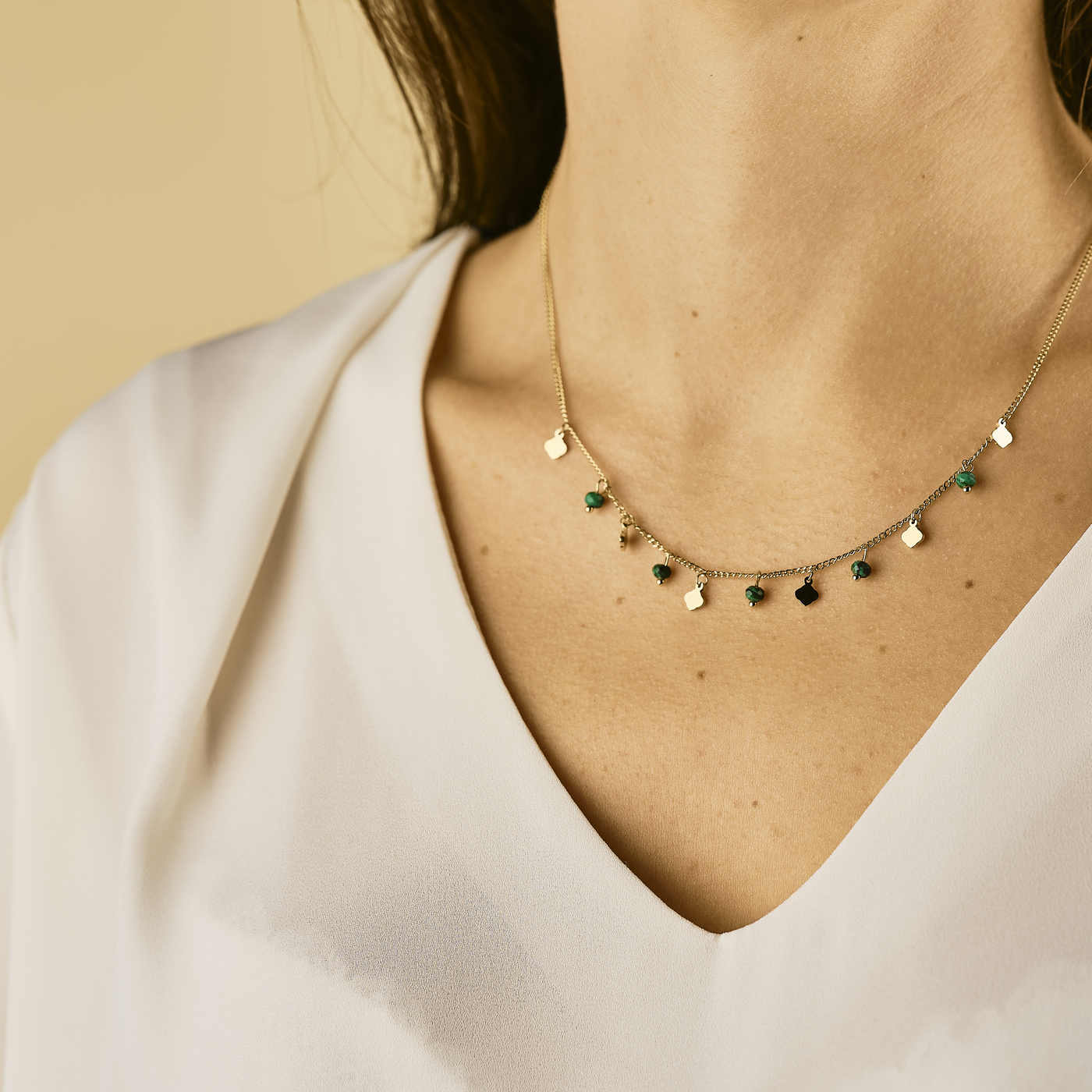 Collier Flora - Vert