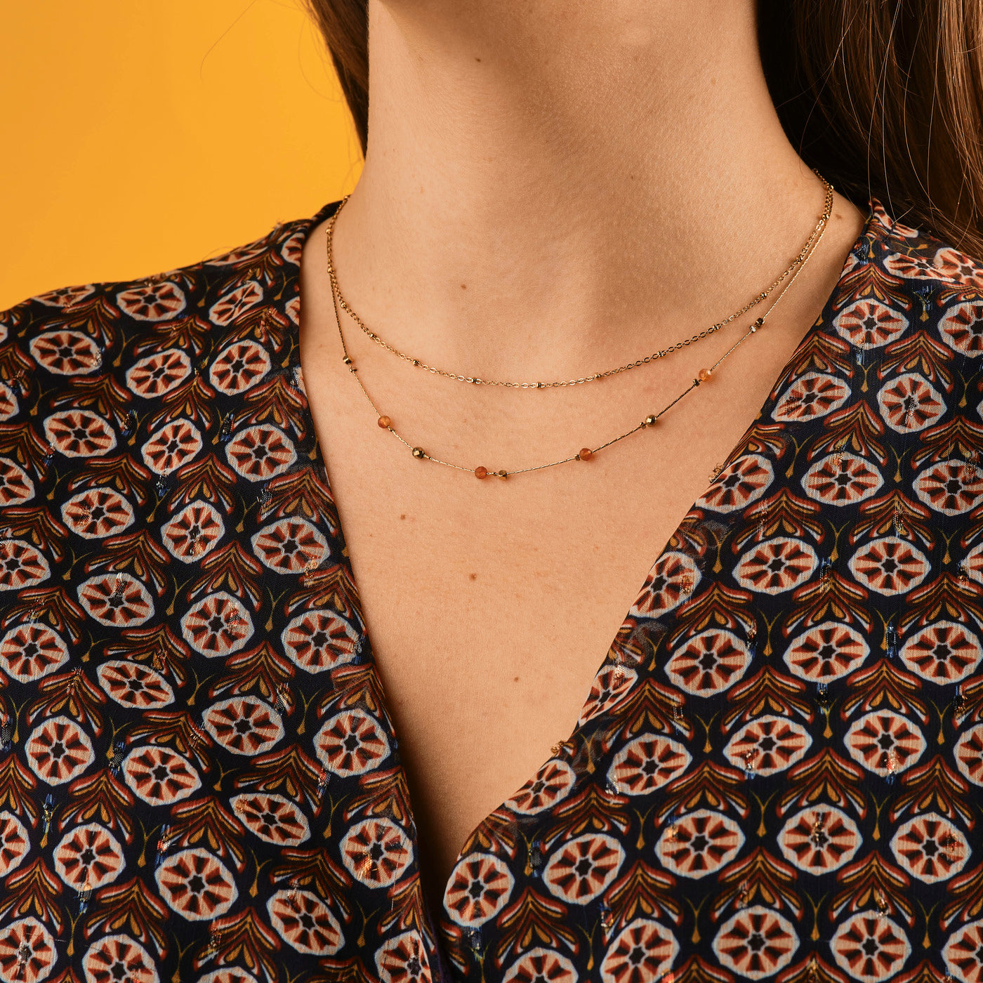 Collier Antonella - Orange