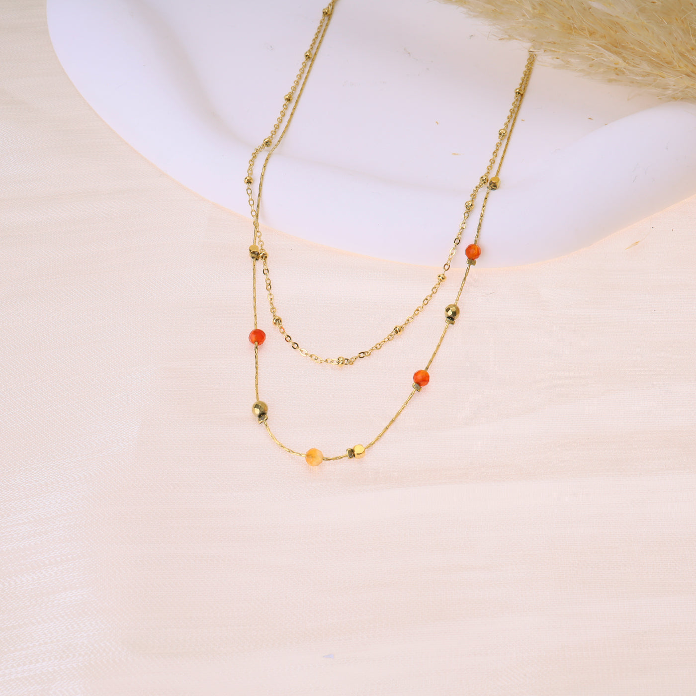 Collier Antonella - Orange
