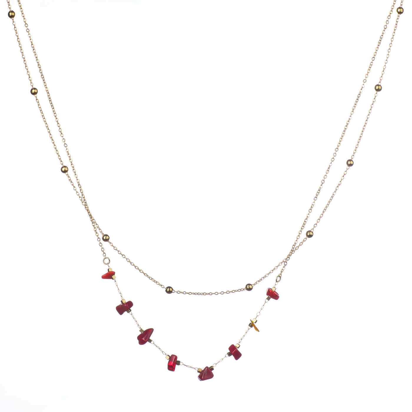 Collier Gilda - Rouge