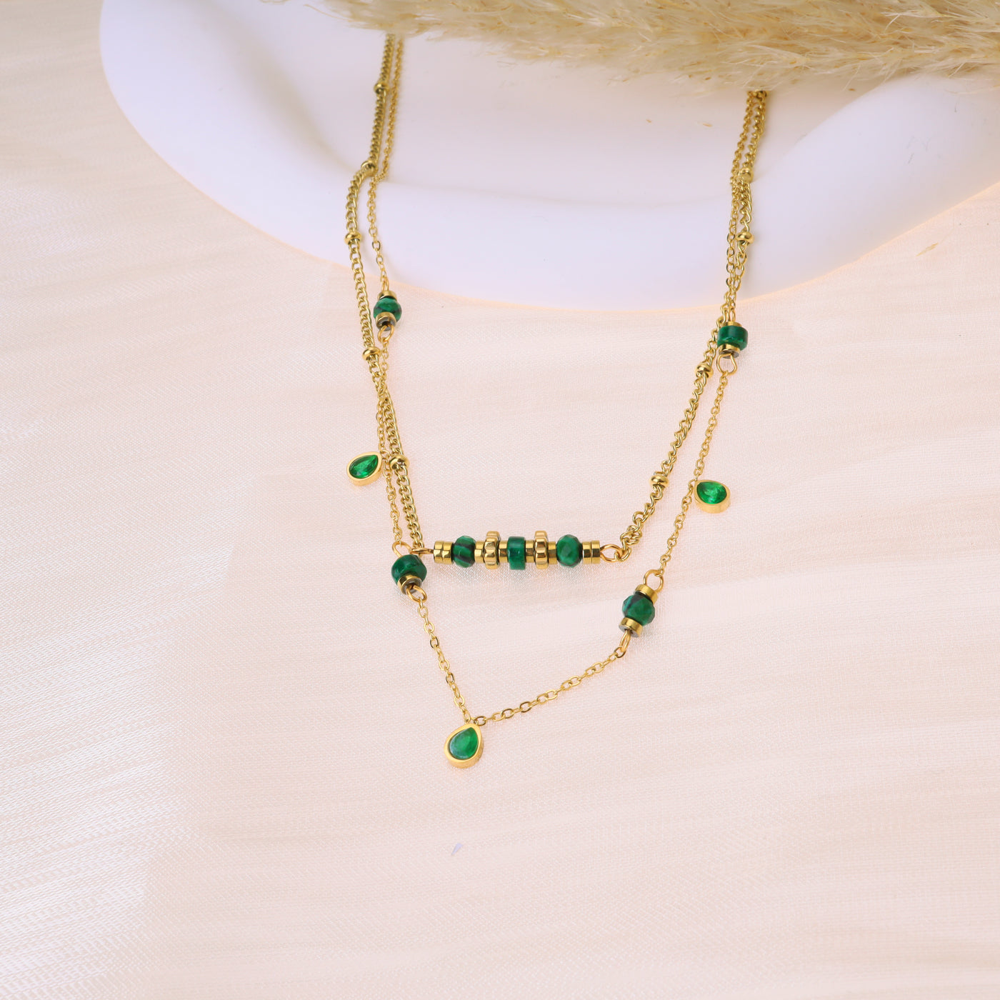 Collier Pamela - Vert