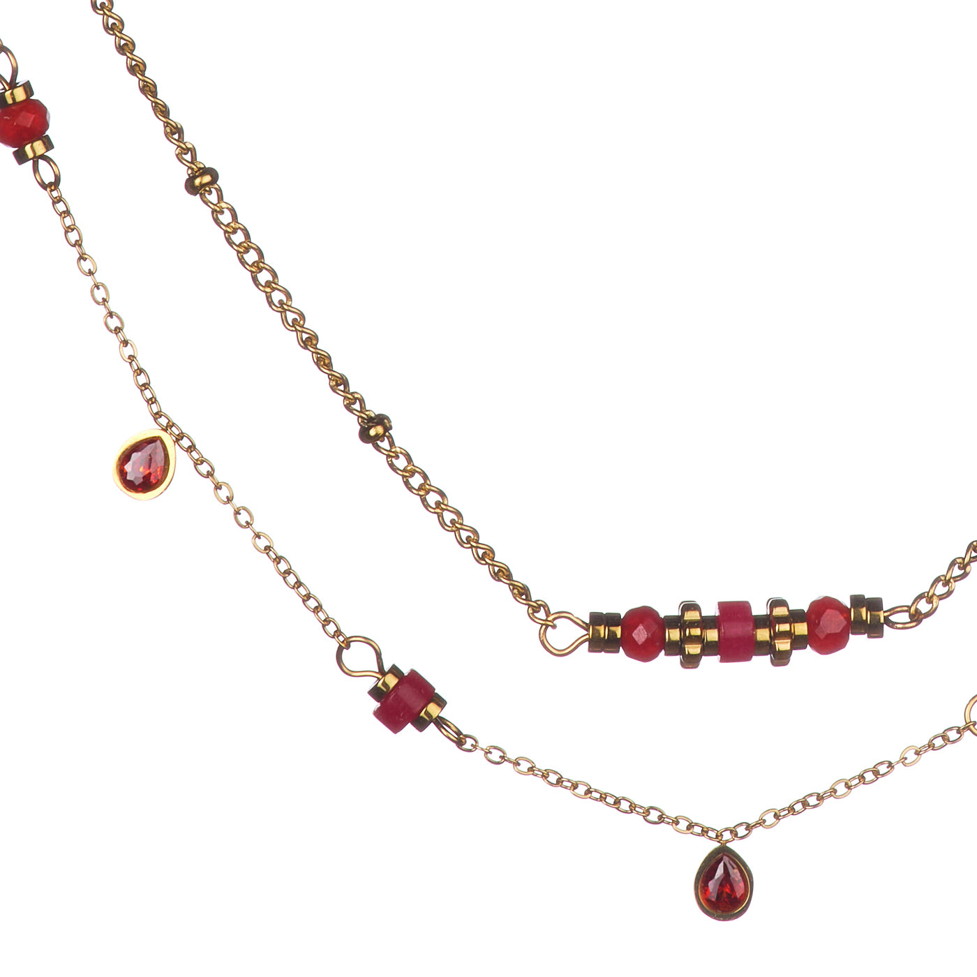 Collier Pamela - Rouge