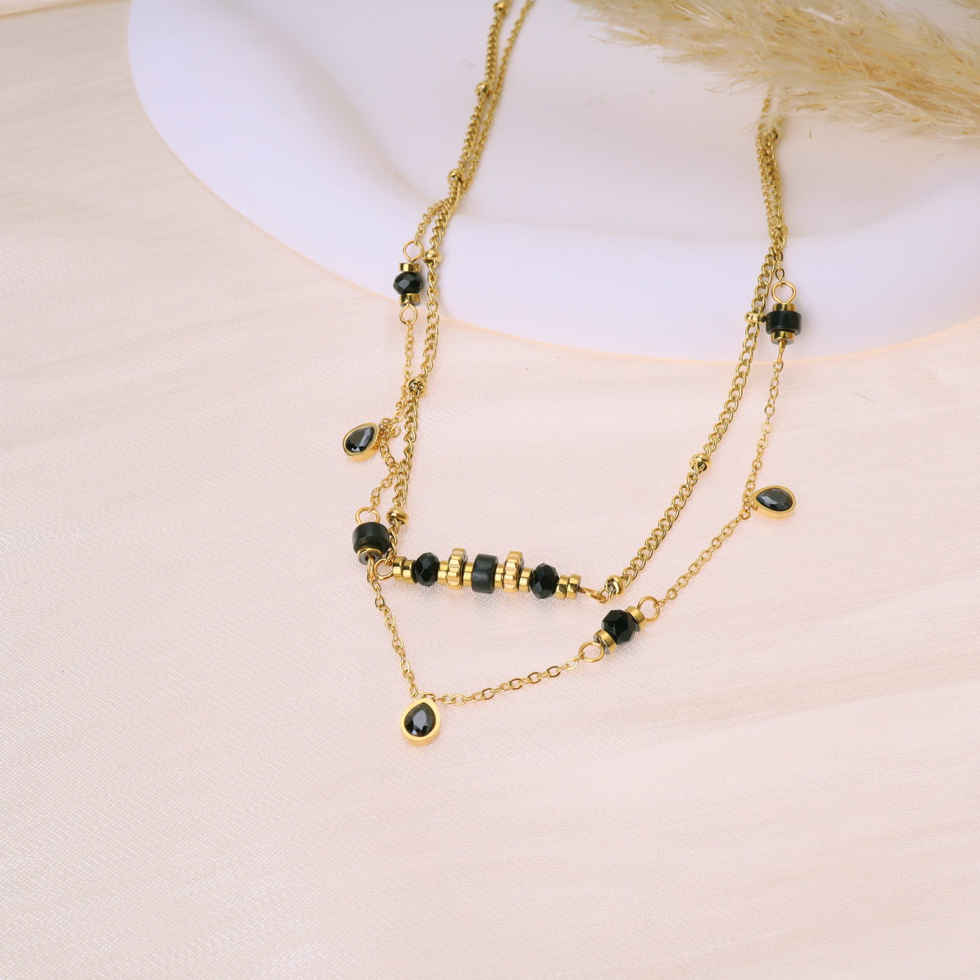 Collier Pamela - Noir