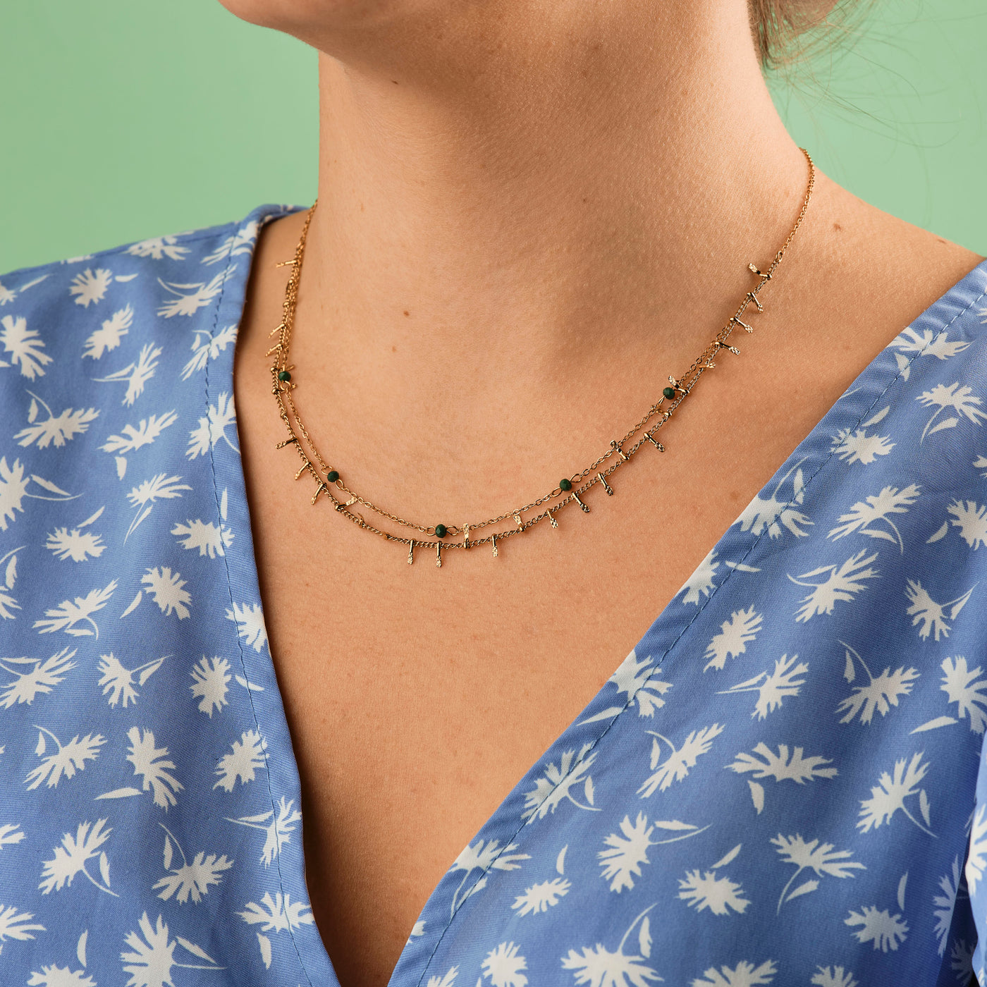 Collier Rosina - Vert