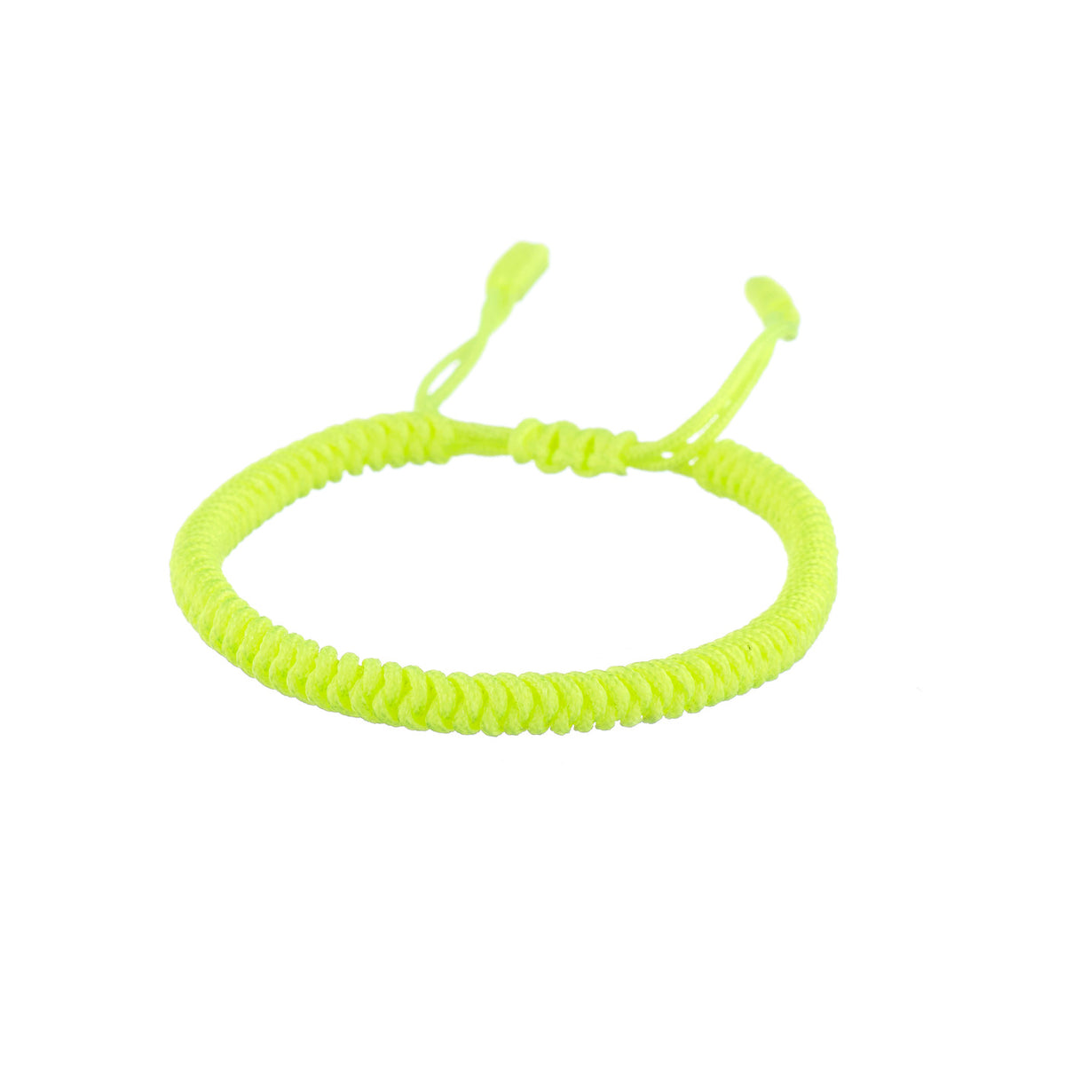 Bracelet En Plexi Jaune Fluo - État Quasi Neuf, Légères Rayures De Surface, Couleur Vibrante