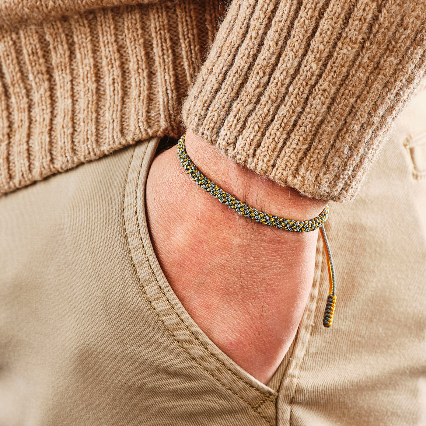 Bracelet Georges V - Bleu et jaune