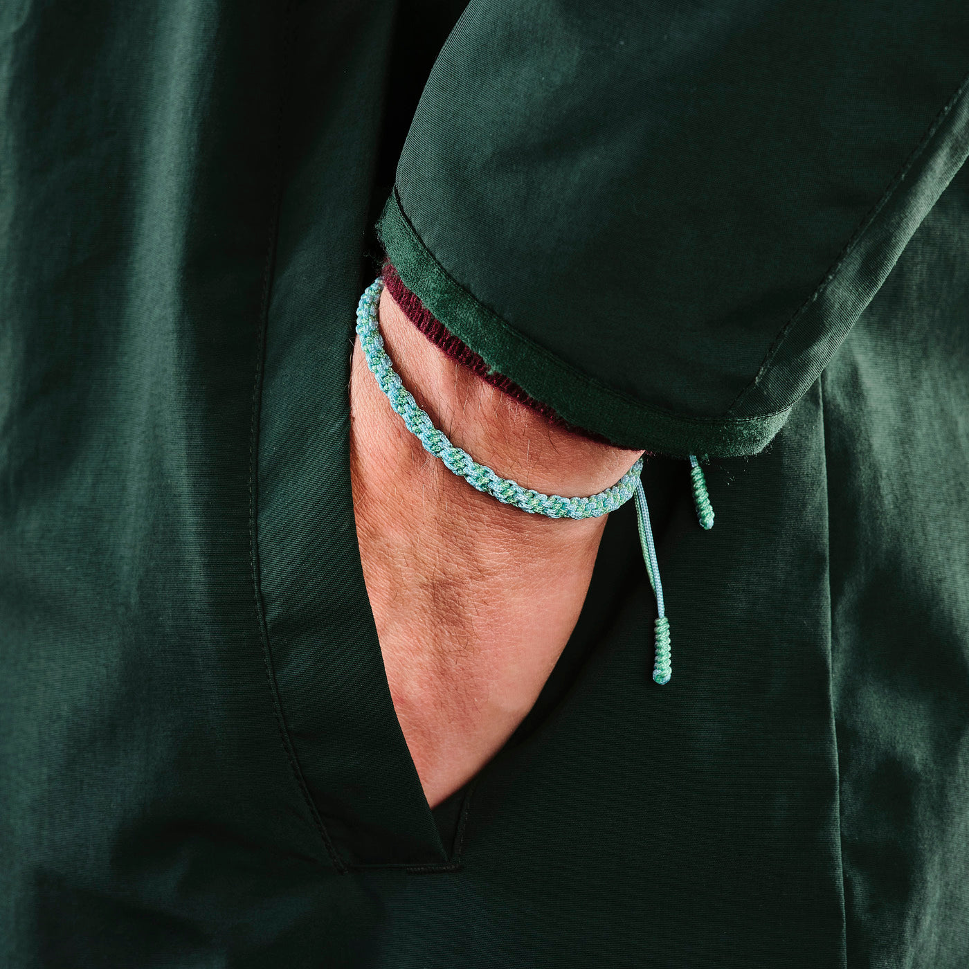 Bracelet Georges V - Turquoise et céladon