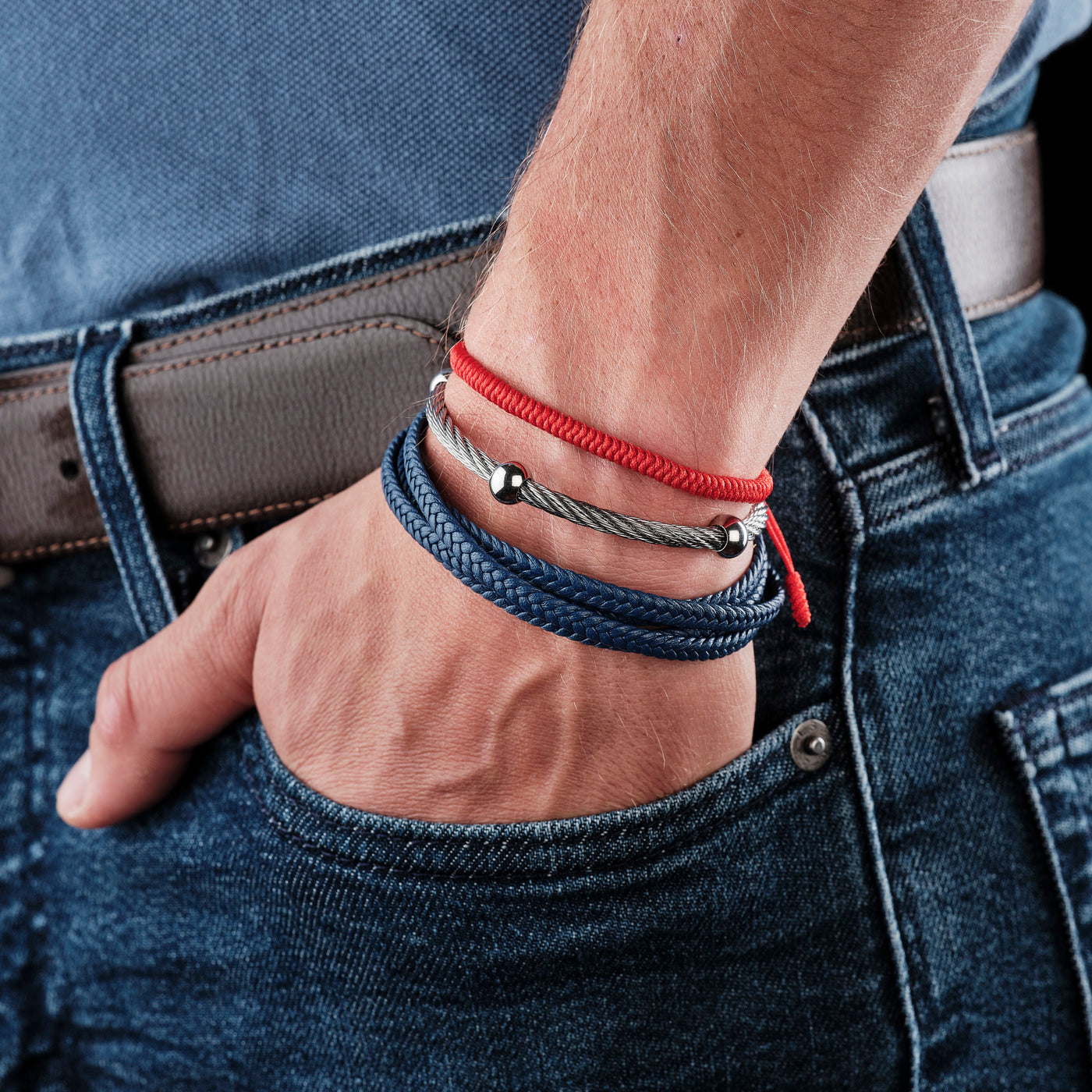 Bracelet Georges V - Rouge