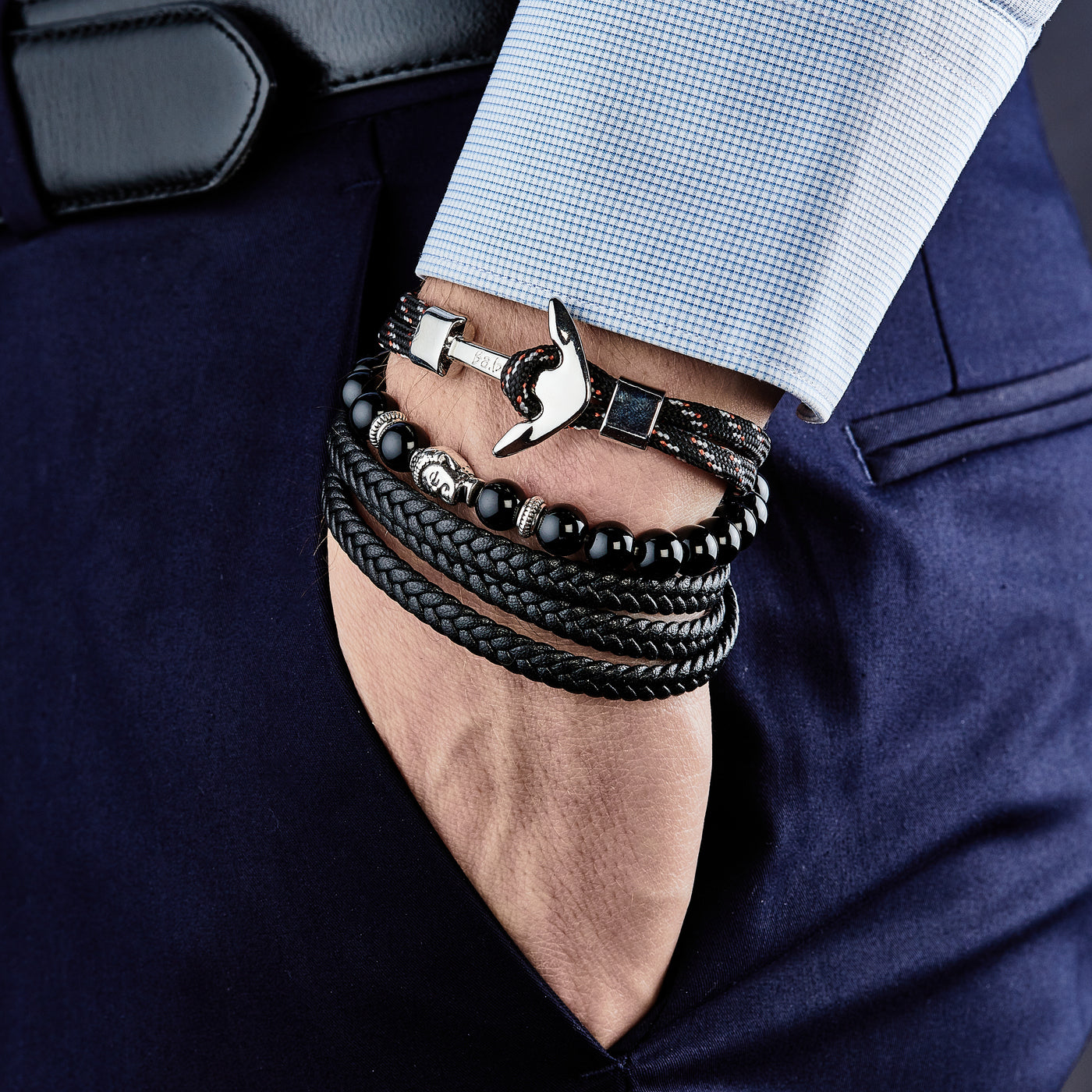 Bracelet Jaurès - pierres naturelles