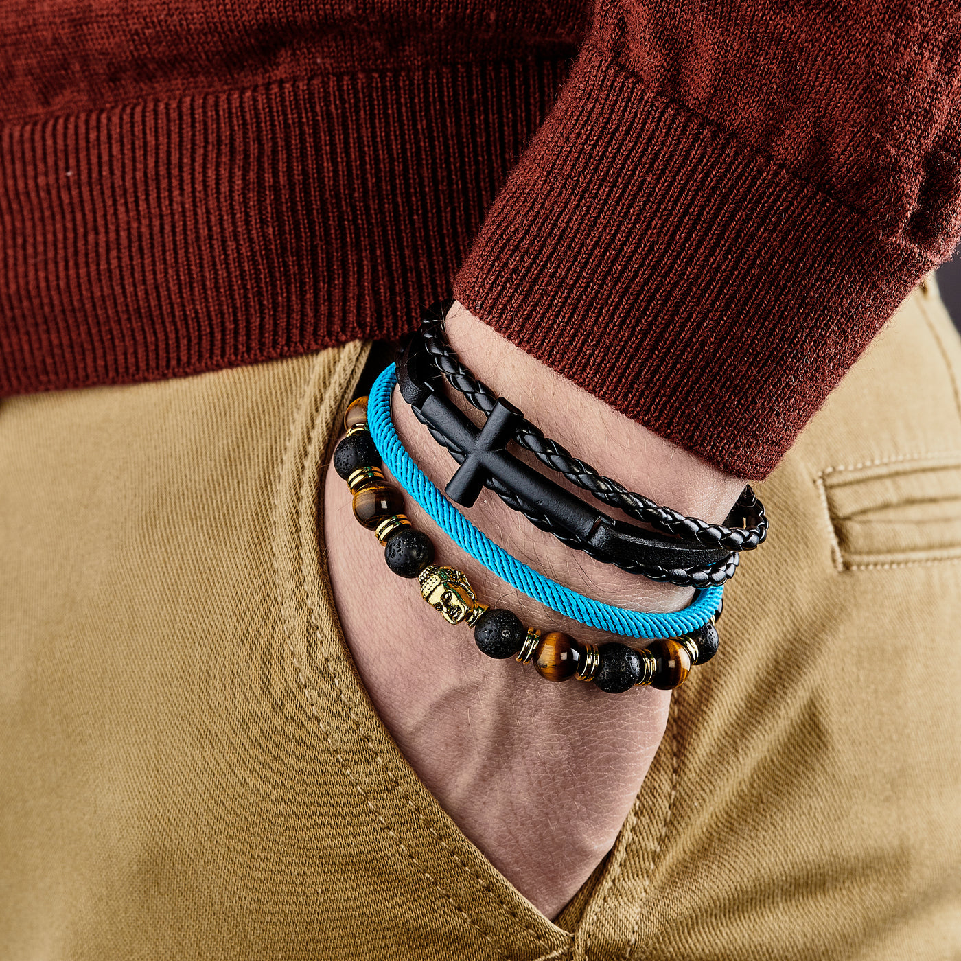 Bracelet Lecourbe - pierres naturelles