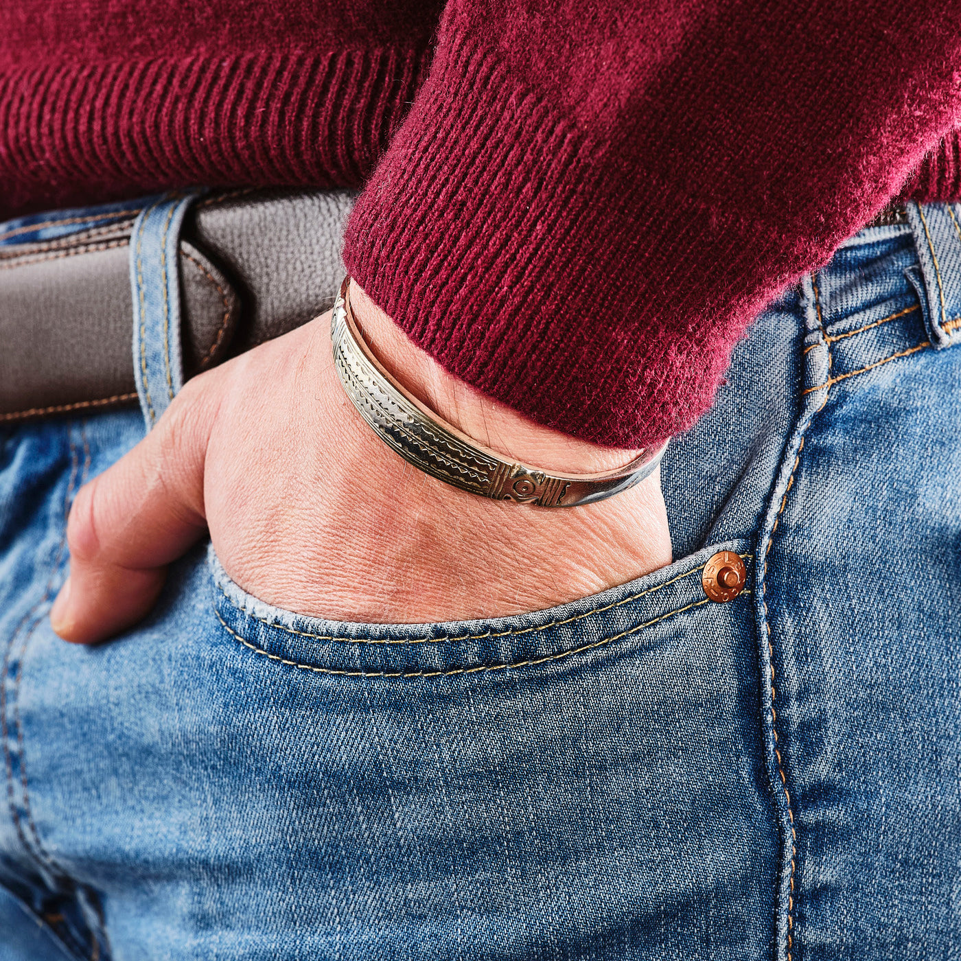 Bracelet Touareg Billancourt - argent massif 925