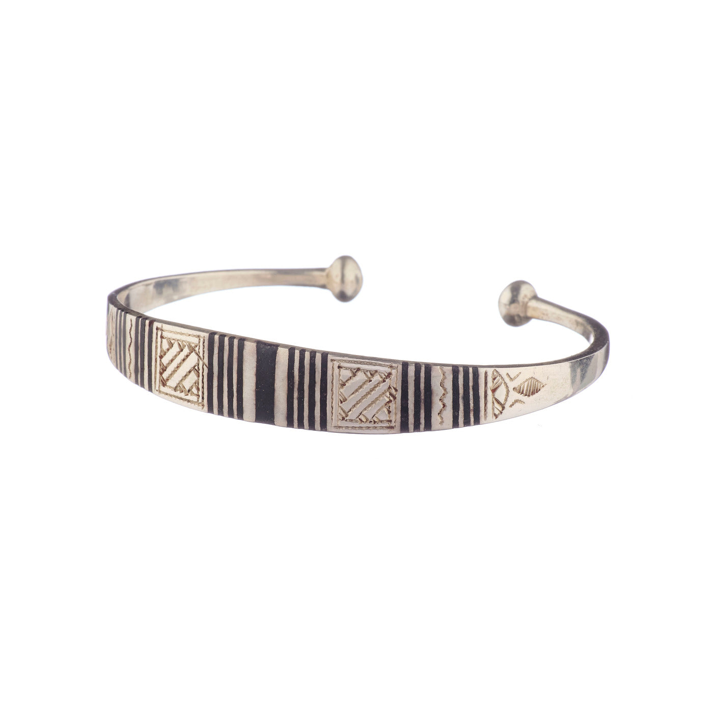 Bracelet Touareg Bérault - argent massif 925