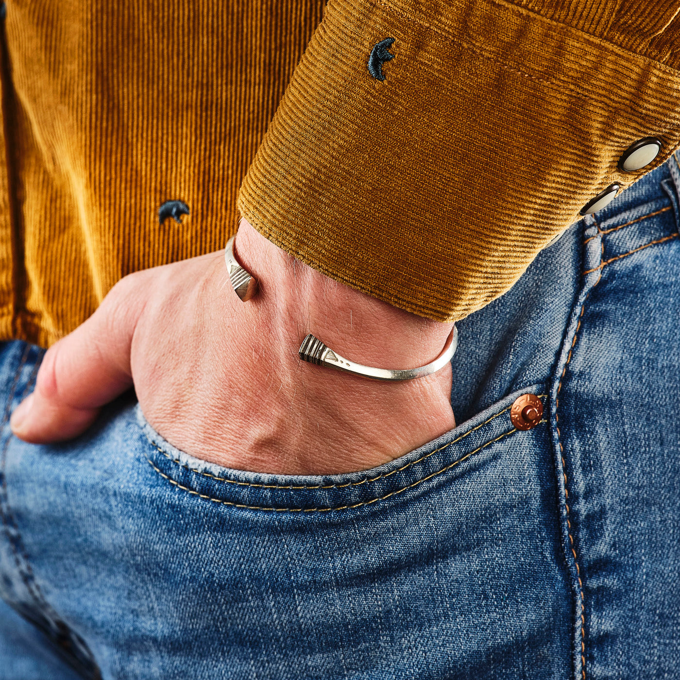 Bracelet Touareg Bienvenüe - argent massif 925