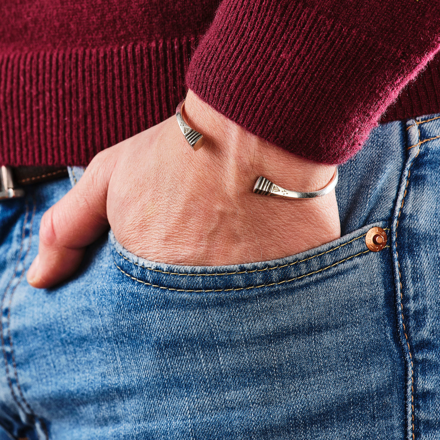 Bracelet Touareg Montreuil - argent massif 925